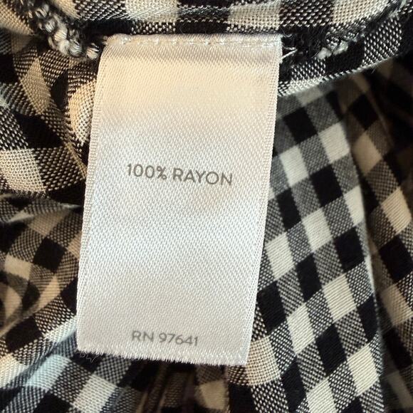 J. Jill Dress Lot – Coral Button Front Dress + Black Gingham Dress | Large - Picture 12 of 16